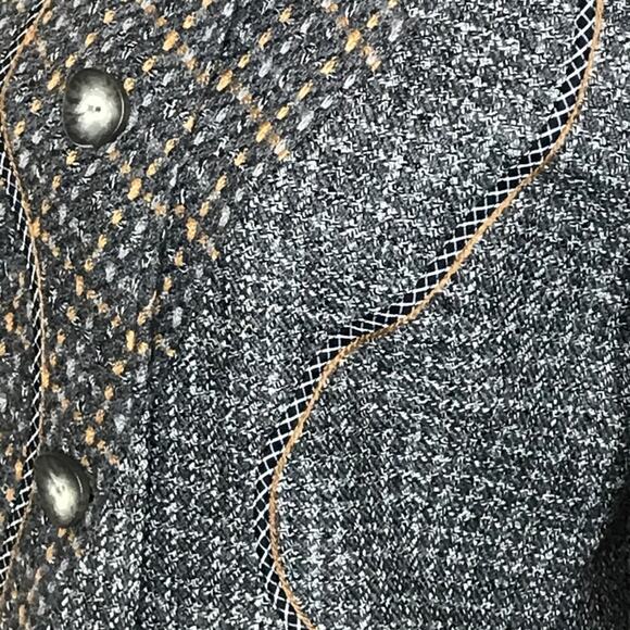 Koos Van Den Akker Size 2 Vintage 2-Piece Wool Collage Patchwork Suit - Picture 4 of 16